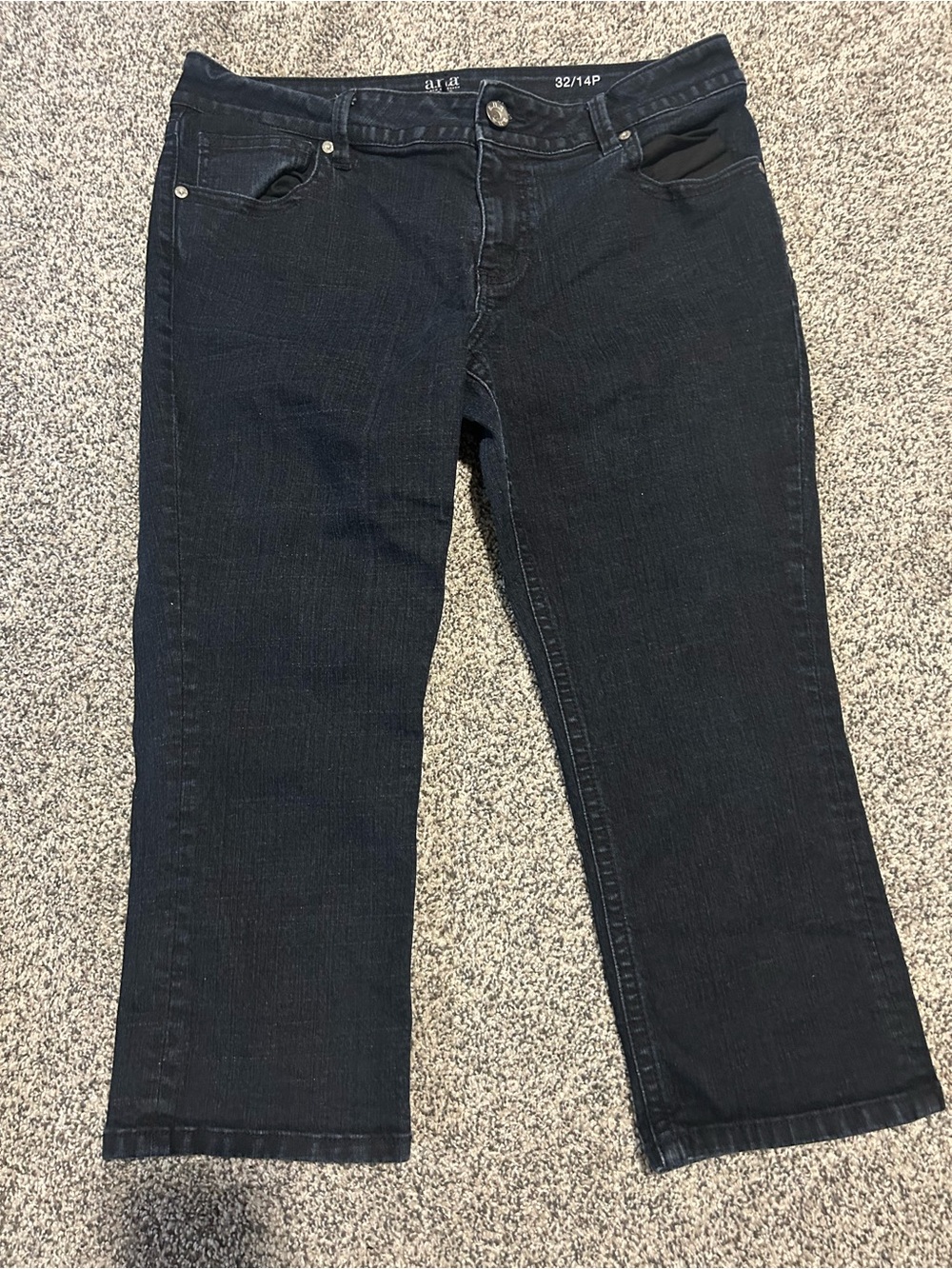 a.n.a Dark Blue Wide Leg Jeans